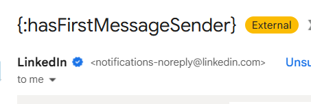 oliverslay's tweet photo. @LinkedInHelp can we have the correct Subject back in your emails please..  this is meaningless... https://t.co/6CXBFpAq7Q