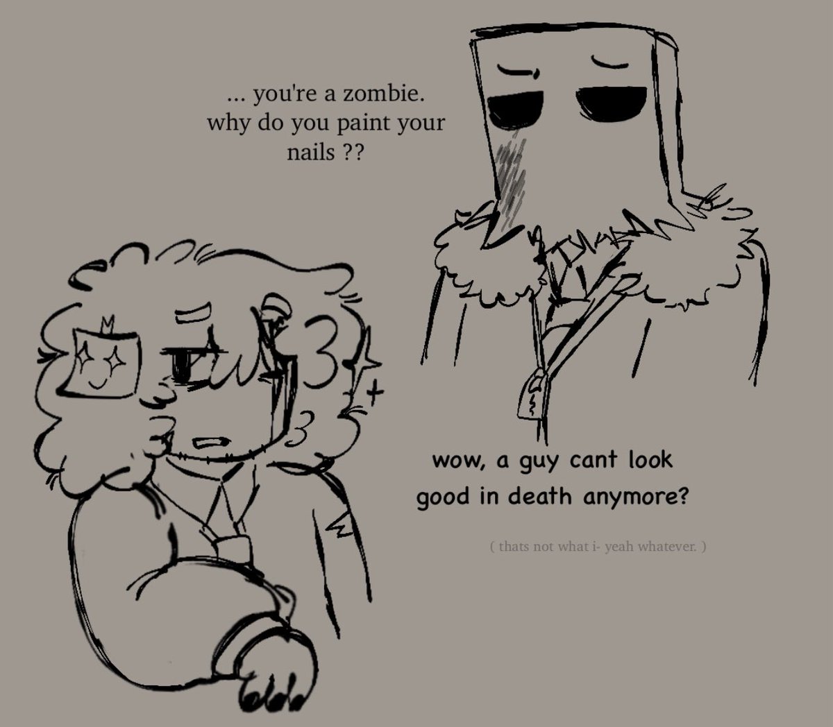 dailydebunky's tweet image. zombunky sideplot (1)