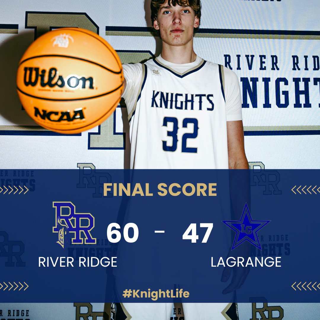 RR_KnightsHoops's tweet image. 📰 KNIGHTS WIN!
FINAL SCORE 🆚️ LAGRANGE
RD 1 SMI Carroll County Christmas Classic 
⚔️🏀 #SwordsUp #KnightLife
@KnightNation_09 @RiverRidgeontop  @KyleSandy355 @swish_scout