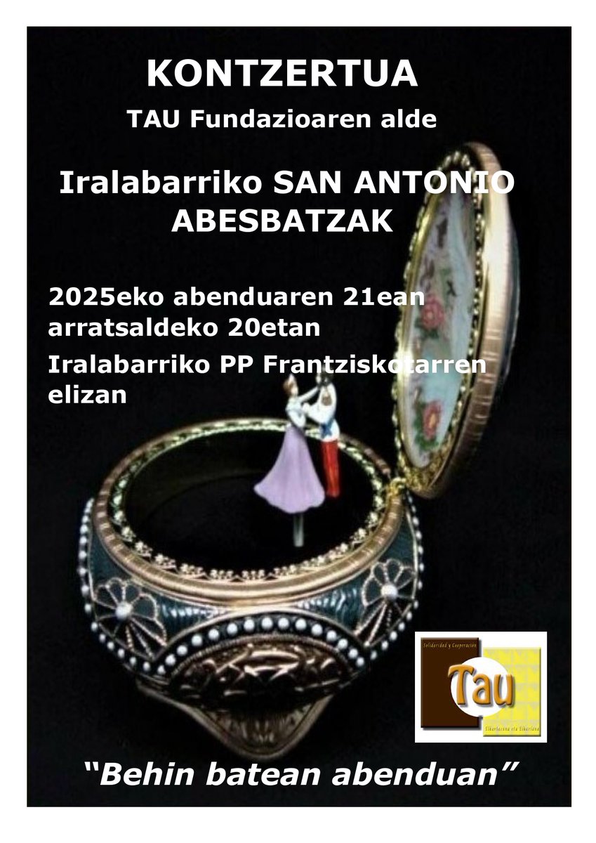 coralsanantonio's tweet photo. Igandean, Bilbon, hitzordu garrantzitsu bi dagoz; bata, San Tomaseko Merkatua, eta bestea, Iralabarriko San Antonio Abesbatzaren Gabonetako kontzertua.
Zer deritzozue? Erduze https://t.co/TJ81ab0LoG