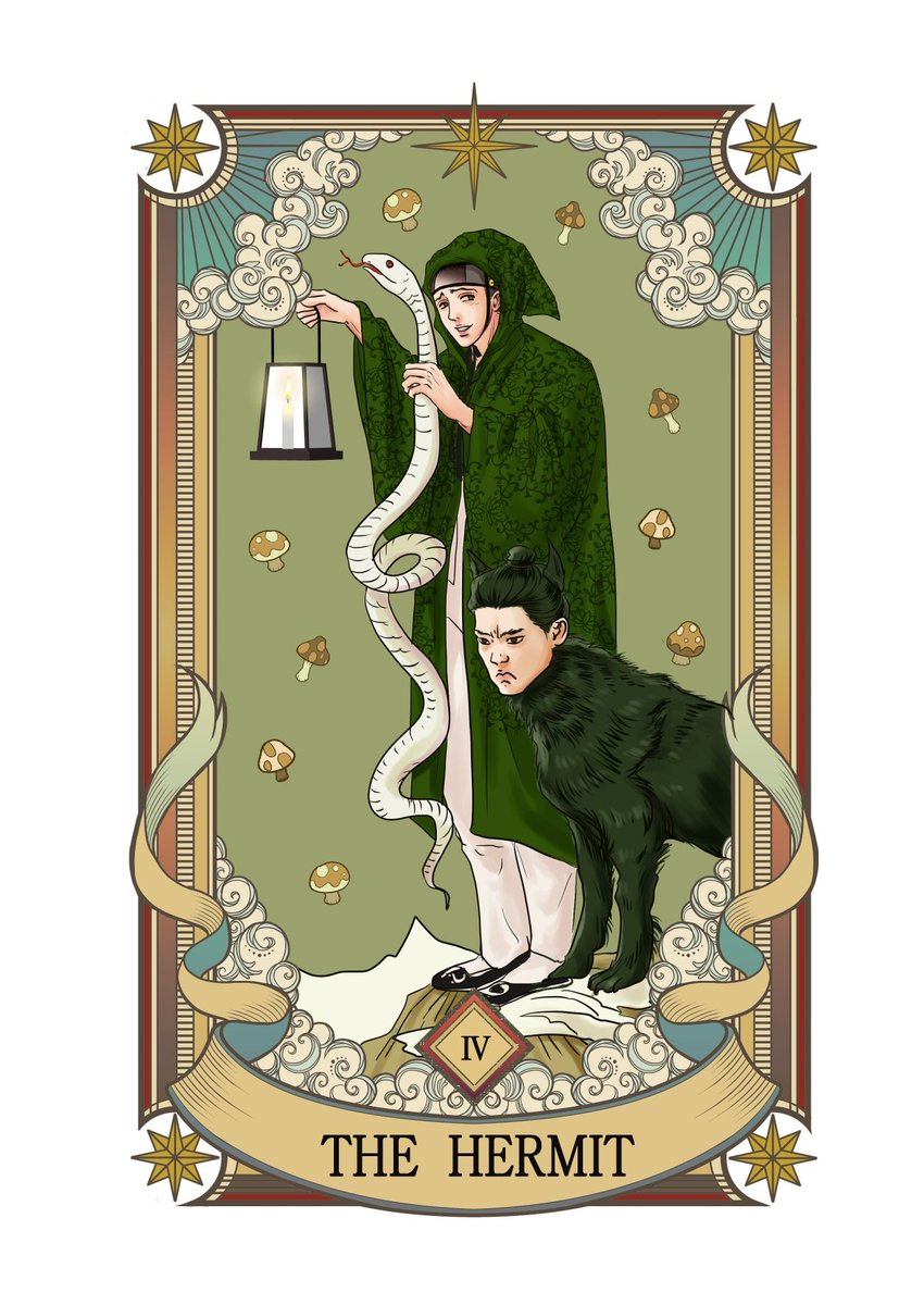 もう一枚だけ、こそっとタロット風夜画帳上げときます、さあ頑張って夜勤行こか😪💤💤