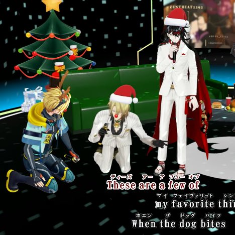 คือ👹ร้องเพลงแล้ว🦁กลายเป็นตัวไรไม่รู้คลานไปทั่วแล้วบังคับ🥽ให้นั่งเล่นด้วยกัน สรุปมันจะมีท่อนนึงที่👹ร้องว่า หมากัด 🦁หันไปจะกัด🥽 ขำเกือบตาย 🥽จะทุบให้ กุให้เลยสเตจที่ดีที่สุด5446464464646655555 ตอนจบ👹บอกขอบคุณลูก้าที่เป็นตัวอะไรสักอย่างให้ เออเอา554646456655655