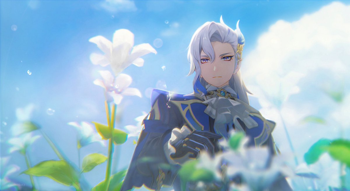 weiwei483's tweet image. #ヌヴィレット生誕祭2025 #Neuvillette