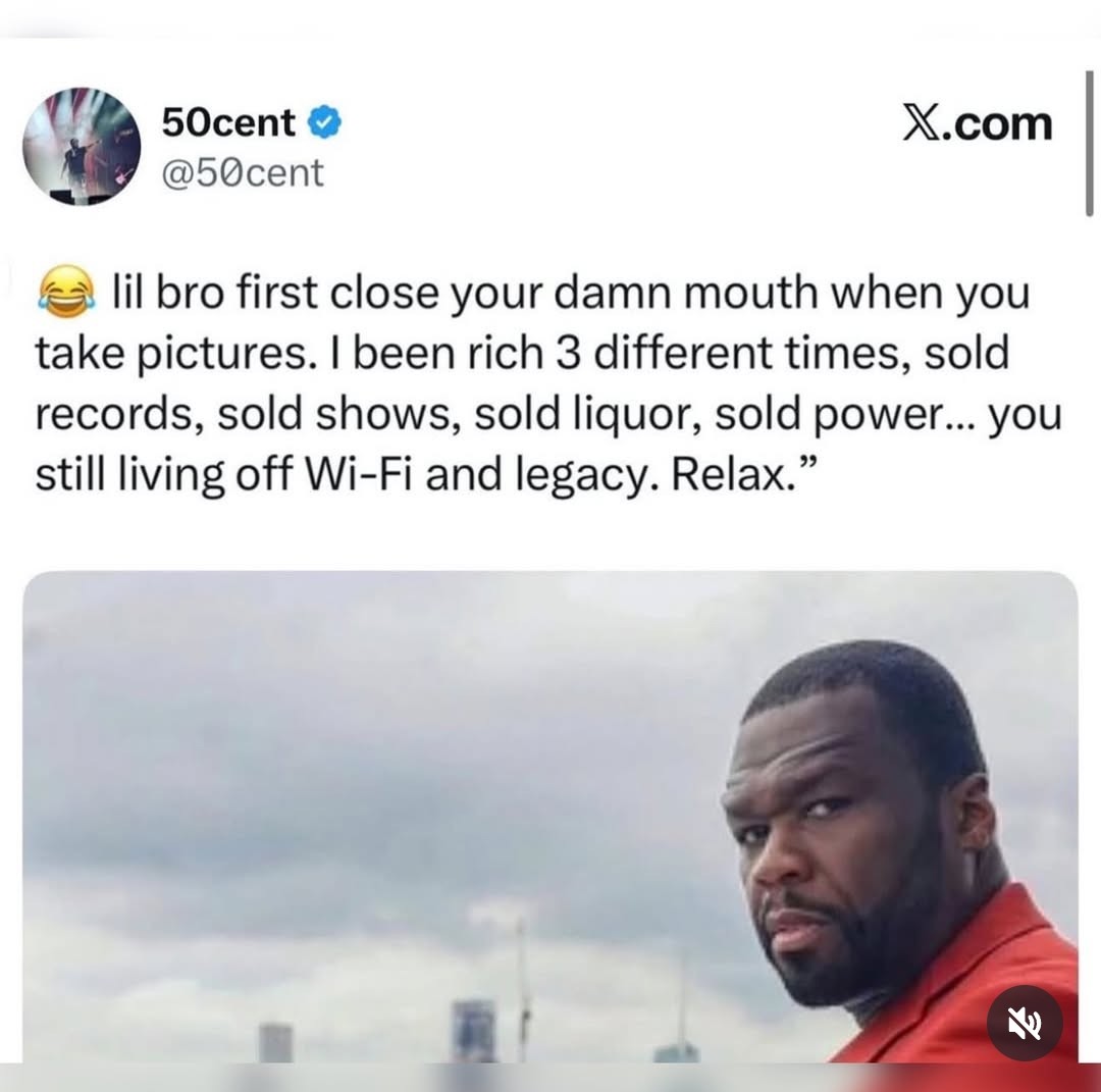 Iyke_como's tweet photo. Diddy's son has a plan for 50cent #50cent #KingCombs https://t.co/BR3x6MIZZp