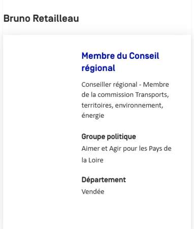 Session du Conseil régional des Pays de la Loire. Bruno Retailleau est censé y siéger comme conseiller régional. Mais visiblement, courir derrière un candidat populiste l’intéresse davantage que remplir ses obligations envers les Ligérien.nes.