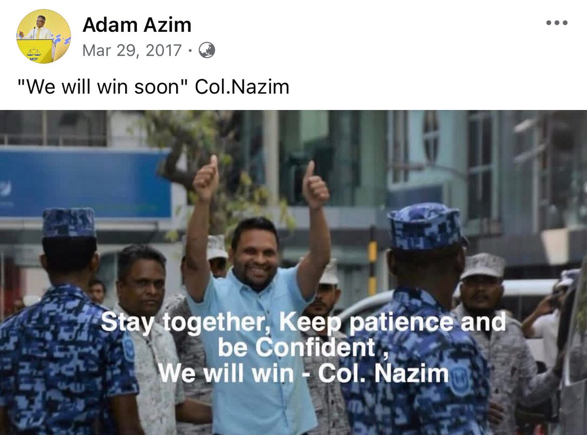 ހެލޯ އާދަނާ… 
ވީވިލް ވިން ސޫން……
<a href="/HassanLatheef/">Hassan Latheef</a> <a href="/aliaazim/">𝐀𝐥𝐢 𝐀𝐳𝐢𝐦</a> <a href="/adamazim/">Adam Azim, Mayor of Male’ City</a> <a href="/HajjaUaan/">khadeeja Mohamed</a> <a href="/funamaadam/">Adam Manik</a> <a href="/aekofathih/">Saif Fathih</a>