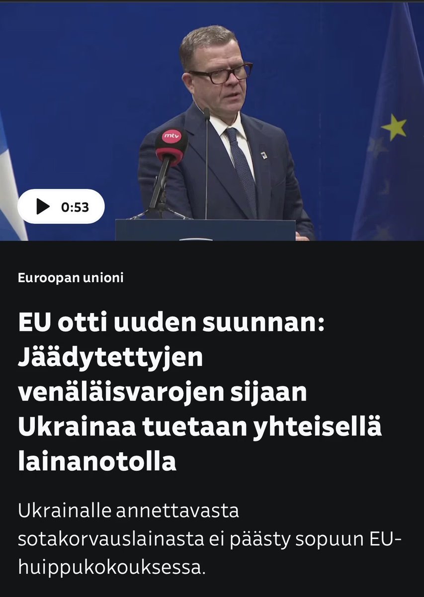 Hyvä, lisää velkaa tuonne korruptiopesään. Onneks suomalaisella on varaa.