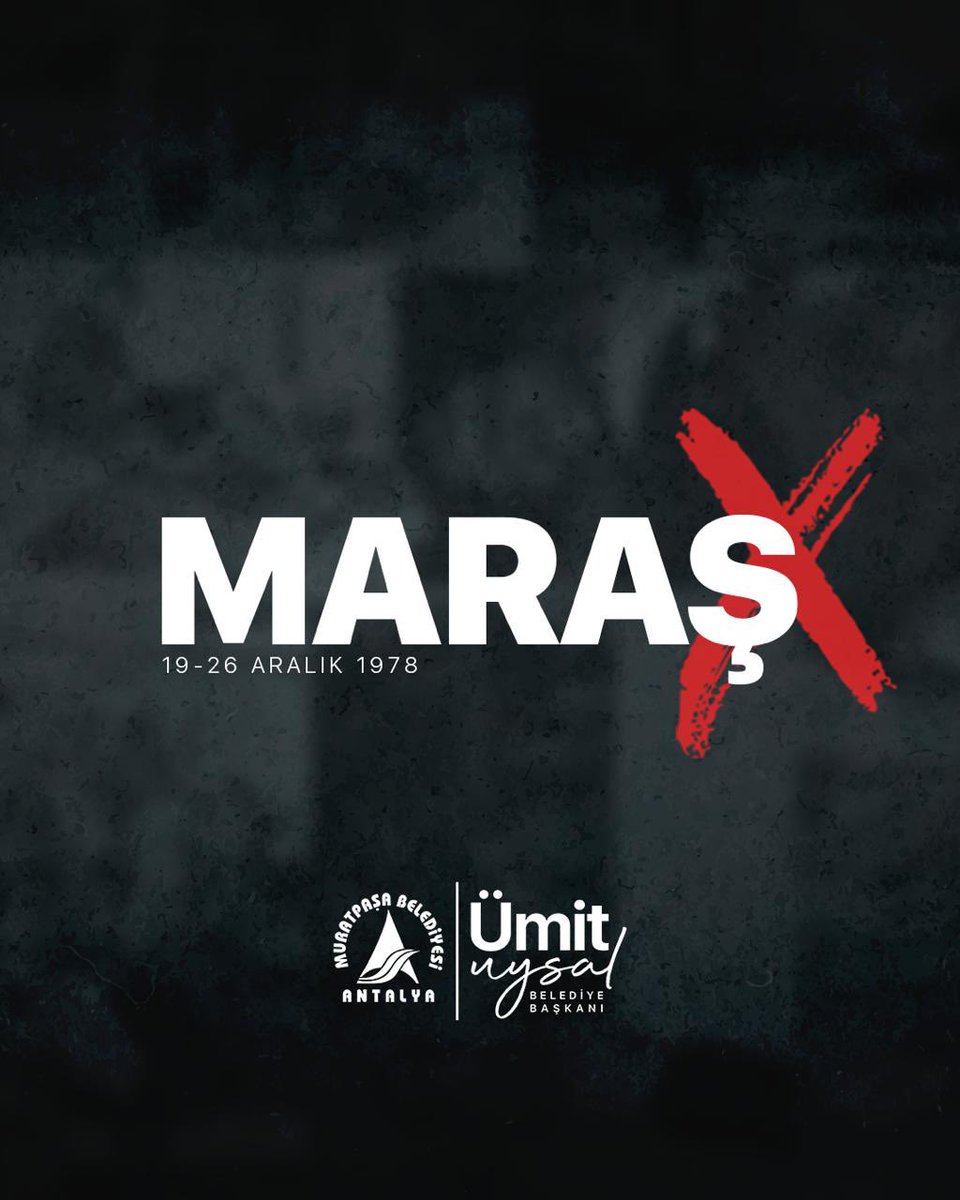 47 yıl önce Maraş’ta yaşanan katliamda hayatını kaybeden yurttaşlarımızı saygı ve rahmetle anıyorum.

Maraş Katliamı, benzer acıların bir daha yaşanmaması için her yıl hafızalarda canlı tutulmalı, unutturulmamalıdır.