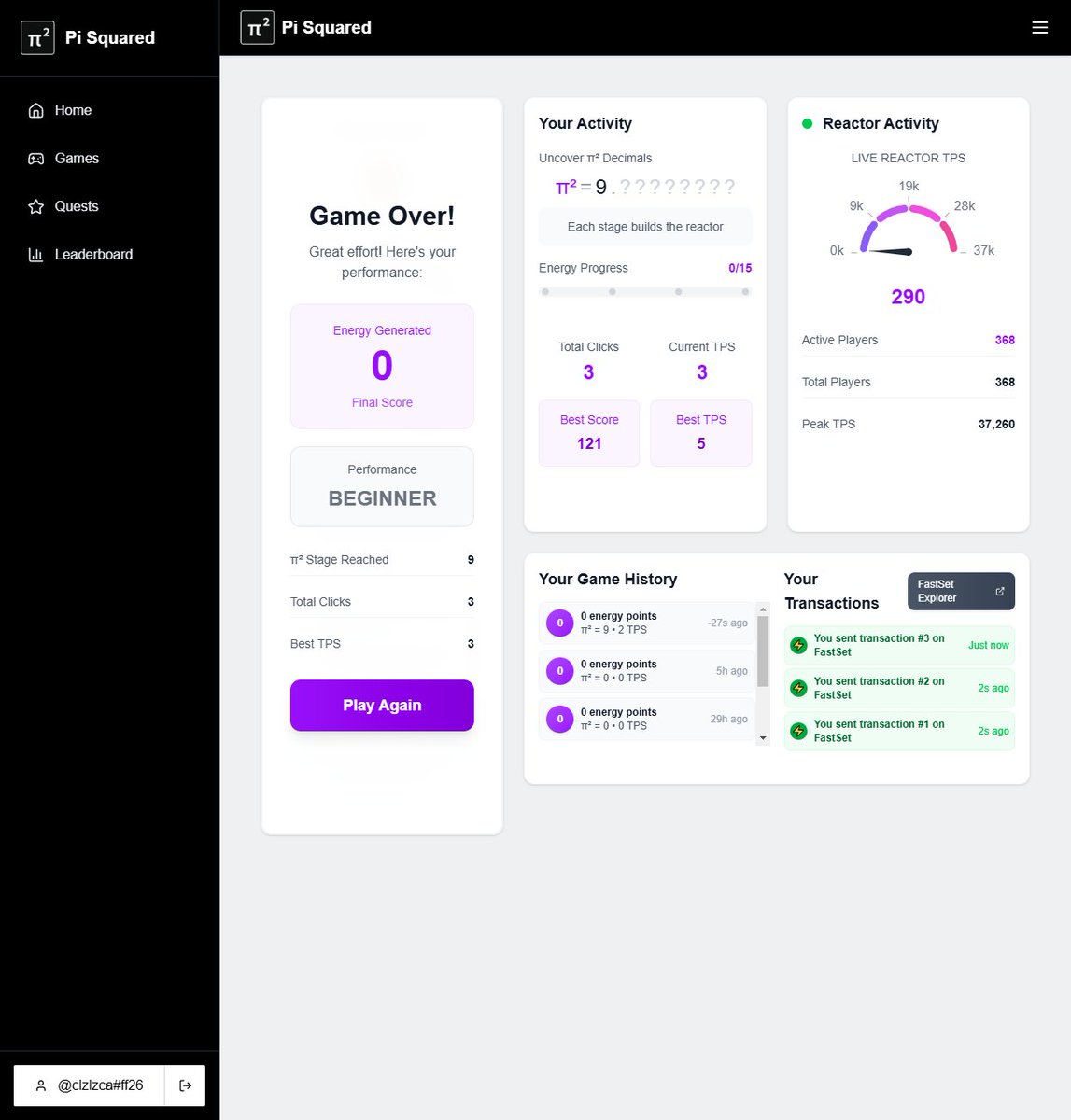 Spent some time gaming and it was honestly extremely fun. Glad I spent time on this today.<a href="/pisquared/"></a>