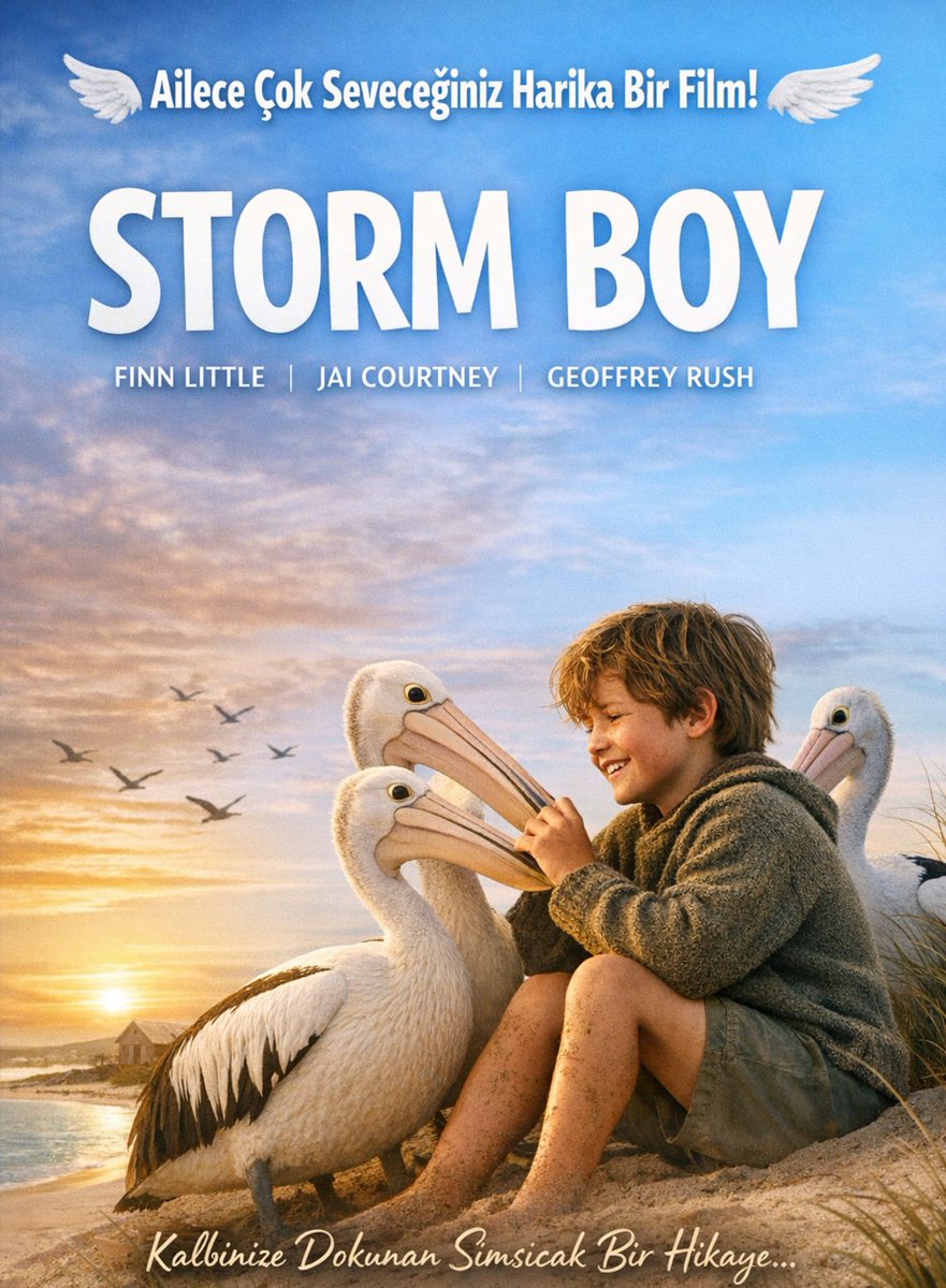 💙Ailece çok severek izleyeceğiniz harika bir film💙

2019 yapımı Storm Boy, Shawn Seet yönetmenliğinde; Colin Thiele’in sevilen çocuk romanından uyarlama. (Eserin 1976 tarihli bir uyarlaması da bulunuyor.)

Avustralya kıyılarında, babasıyla birlikte sakin ve ıssız bir yaşam