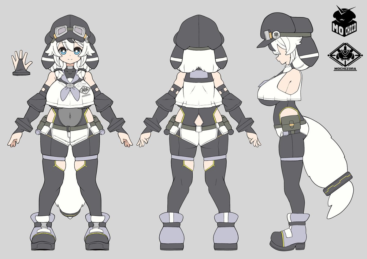 そんなあなたに！もち子さん公式3Dモデル仕様衣装やパーカーもち子さん