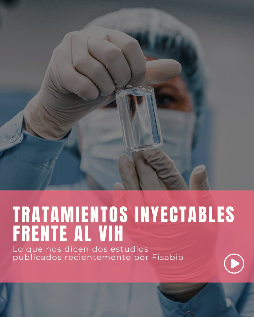 🏥 Personal investigador de Fisabio en la <a href="/CinfecciosasUMH/">Cátedra Infecciosas UMH</a> ha analizado qué factores influyen en la evolución de personas con VIH que pasan a un 💉 tratamiento inyectable de larga duración, administrado cada dos meses

Te contamos sobre estos estudios 👀⬇️