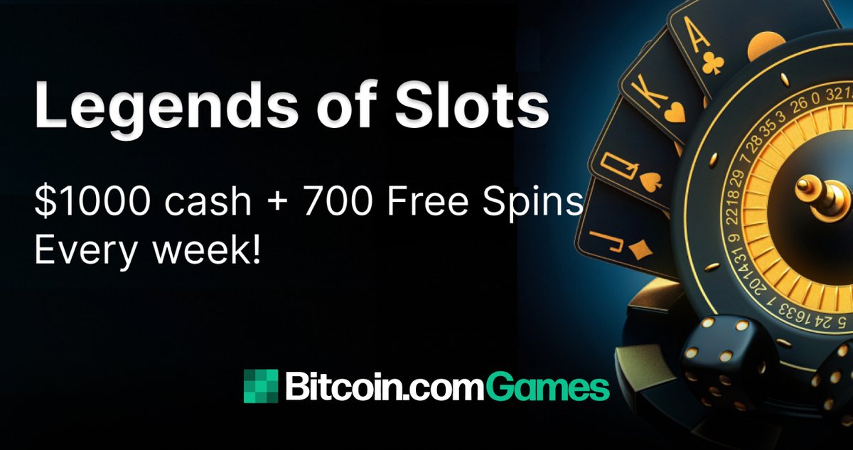 BitcoincomGames's tweet image. ✨ The Legends of Slots challenge is on! 🤑

Jump in this week for your shot at $1,000 CASH and 700 FREE SPINS — winners crowned this Monday! 💰

☑️ No opt-in required
🎰 Play ANY slot
🏆 Get to the Top 10 and claim your legendary rewards!

Only the best rise to the top—will it…