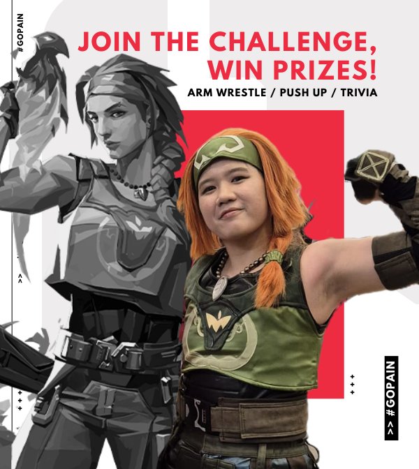 CHEIRA AT VALORANT CONNEXT25 🔫🔫

📅 20th Deceber 2025
📍GOR Soemantri Bodjonegoro Hall A, Kuningan, Jakarta

Bringing you some agent and map inspired scents through EDP, Room Spray, and Scented Candle!

If you want some freebies, try and win an arm wrestling fight with Skye! 💪