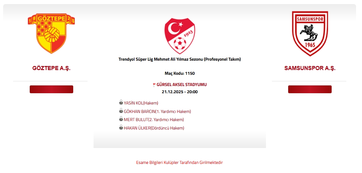 forzacimbom's tweet image. Fenerbahçe - Galatasaray derbisinde Galatasaray aleyhine verdiği skandal kararlarla gündeme gelen Yasin Kol, Süper Lig'de maç yönetmeye devam ediyor.

🔸 Galatasaray - Samsunspor maçında Kazımcan Karataş'ın pozisyonunda doğru karar veren Mehmet Türkmen'e ise Süper Lig'de yine maç…