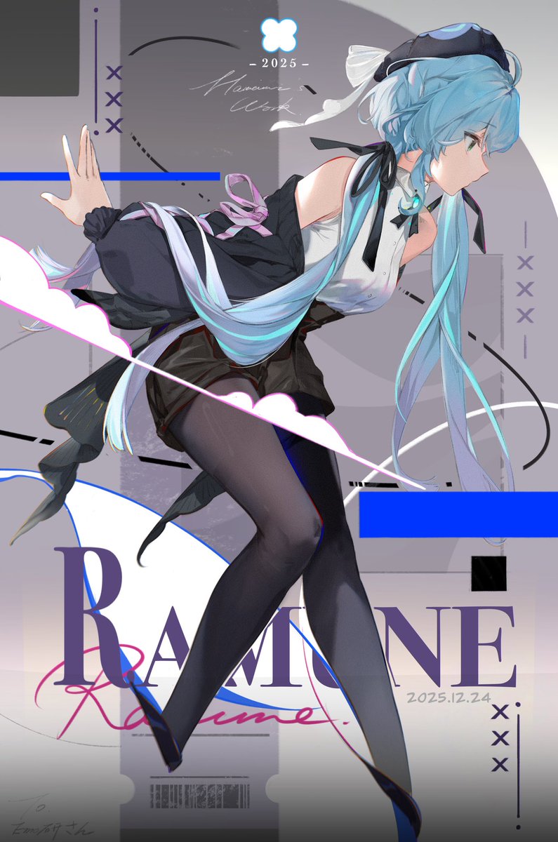 ラムネちゃん #Ramune3D_Art #Ramune3D #VRChat #えも研