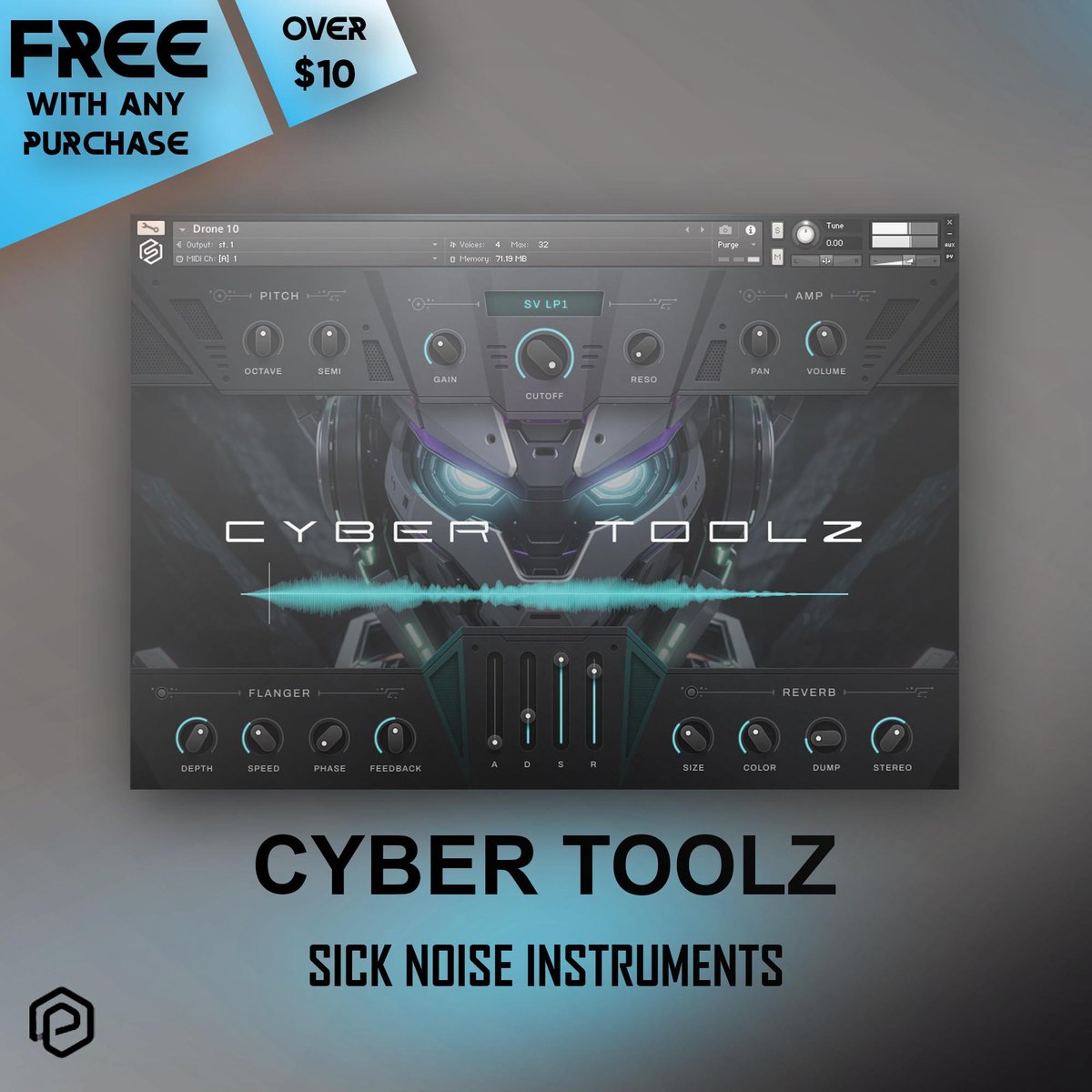 🔥Get 100% FREE Cyber Toolz by Sick Noise Instruments - With any purchase ocer $10

Link:
pluginomat.com/product/cyber-…

Cyber Toolz delivers 730+ high-quality samples and 3.13GB of uncompressed content, inspired by the mechanical world of robots and transformers.