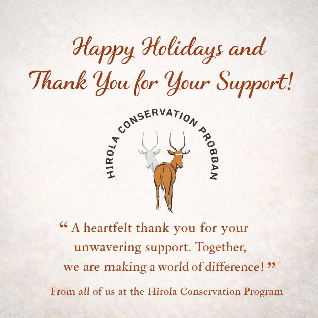 Hirola Conservation tweet media