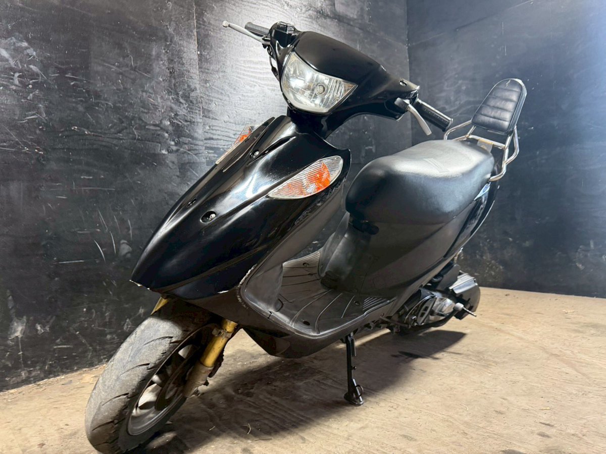 07121235S スズキ 黒 アドレスv125G フロントZZ足回り！ 縦型バック