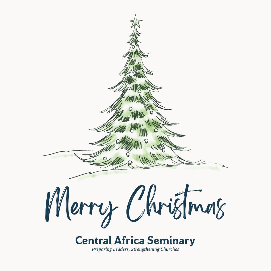 🎄Merry Christmas from Central Africa Seminary!🎄
We wish you and your families a joyful and blessed Christmas as we celebrate the birth of our Lord and Savior, Jesus Christ. May this season be filled with peace, hope, and gratitude.