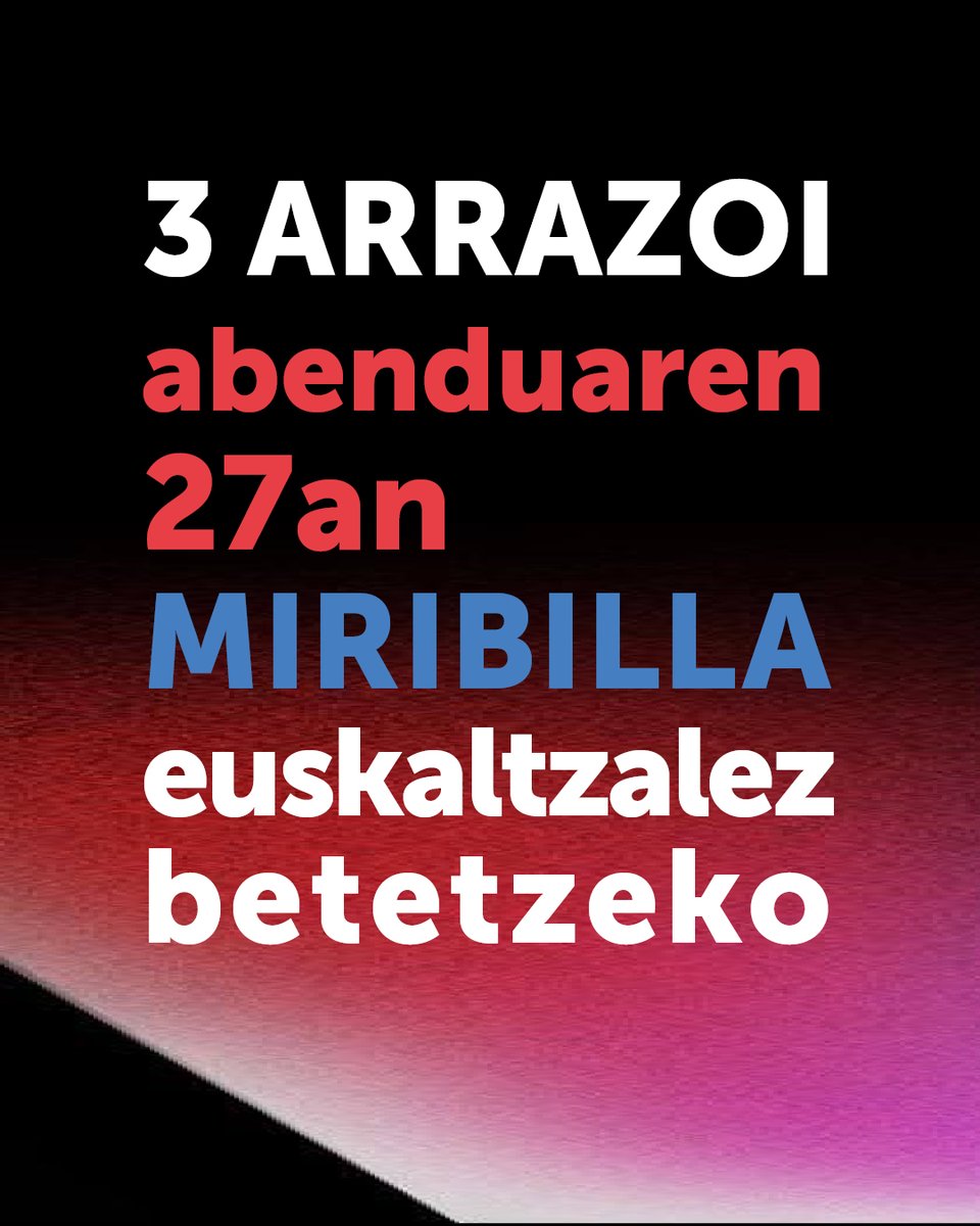 kontseilua's tweet image. 💥 Abenduaren 27an hitzordu garrantzitsu bat dugu euskaltzale guztiok: Euskararen aldeko mobilizazioa eta indar erakustaldia, oldarraldiari erantzuteko, gizarte osoari mezu bat bidaltzeko, hizkuntza-politiketan jauzi bat bultzatzeko.

🔗 Hartu sarrerak!🔜 pizkundea.eus