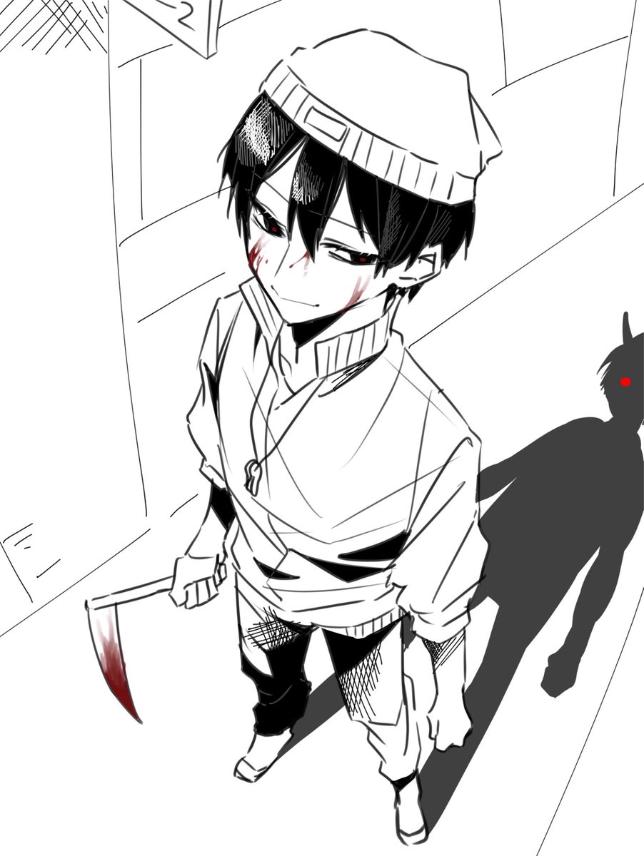 Submi74's tweet image. 落書き🐒
雑すぎる。