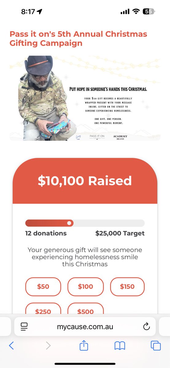 Donate here👇🏼🎁🎄🎅🏽❤️

mycause.com.au/page/385251/pa…

<a href="/OStyle2/">Stylist/ Founder of Pass it On</a> <a href="/ReadingThePlay/">ReadingThePlay</a>