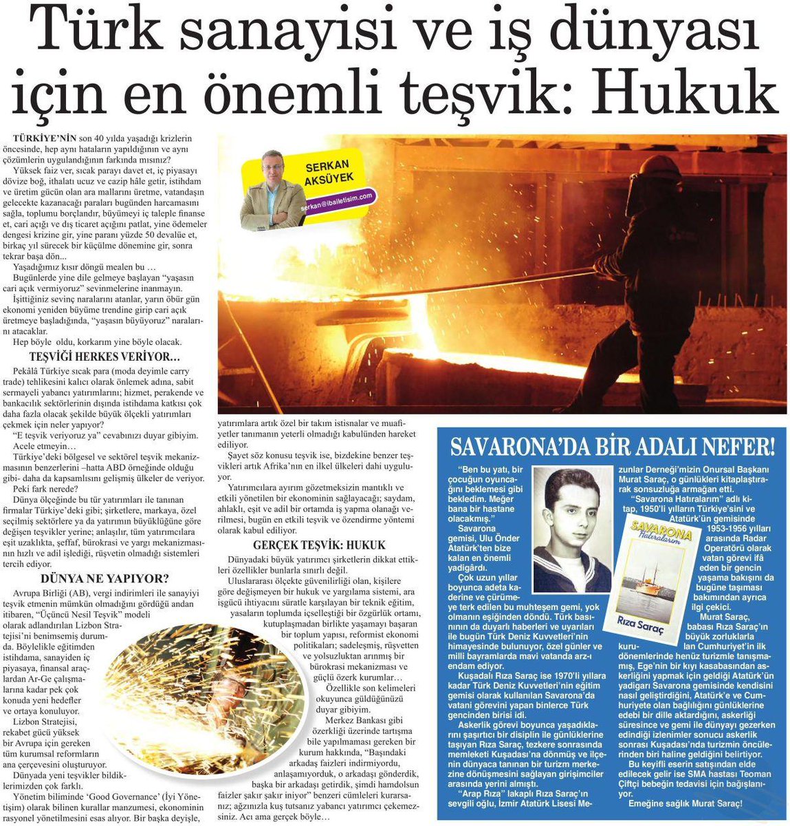 Türkiye’deki bölgesel ve sektörel teşvik mekanizmasının benzerlerini hatta - ABD örneğinde olduğu gibi- daha da kapsamlısını gelişmiş ülkeler de veriyor.
Peki fark nerede?

dokuzeylul.com/turk-sanayisi-…