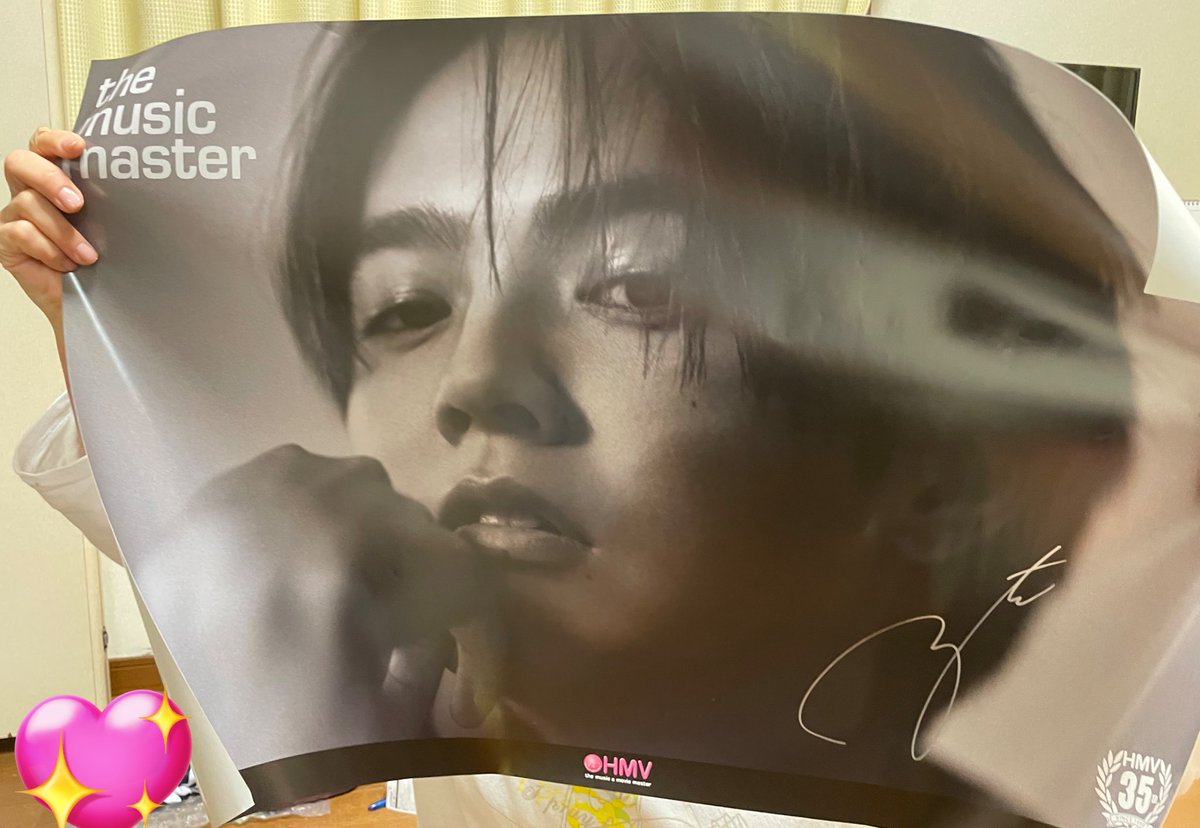 6IXSENSEオーラスライブに感動して帰宅したら、涼太くん直筆サイン入り