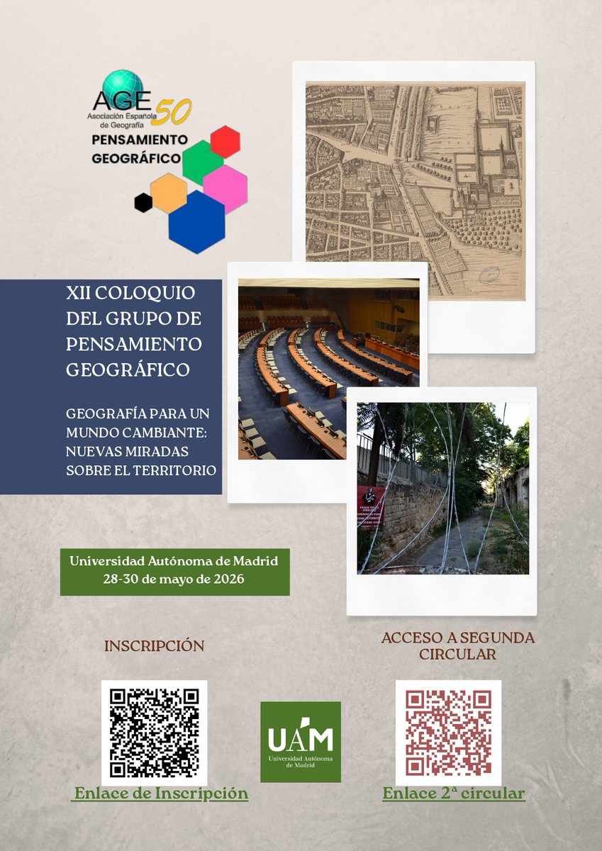 Departamento Geografía (UAM) tweet media