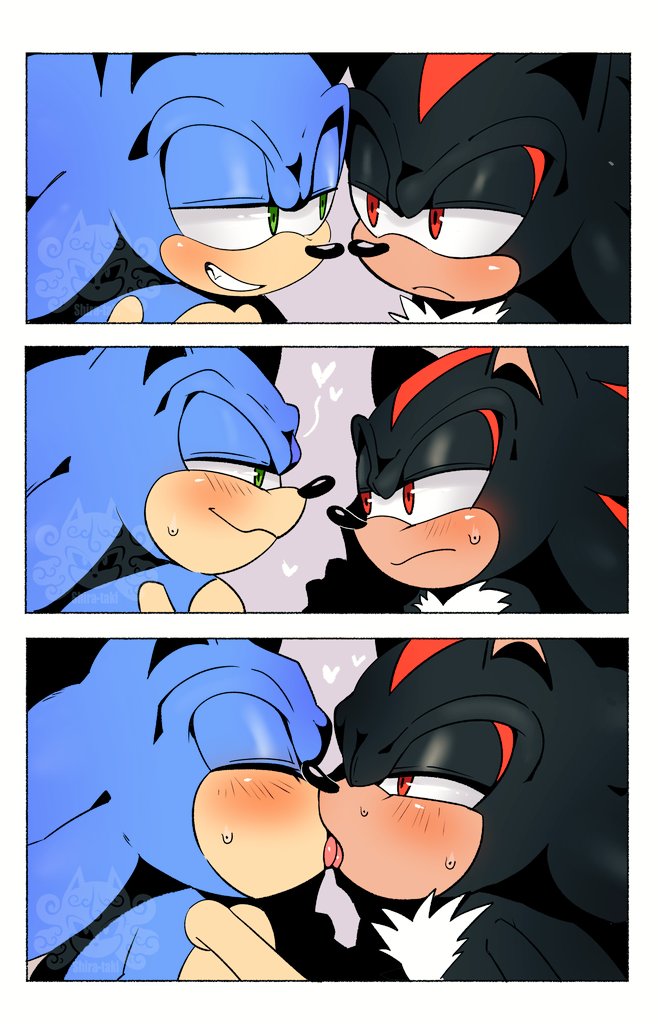 Amtrsoni's tweet image. Kissss #sonadow