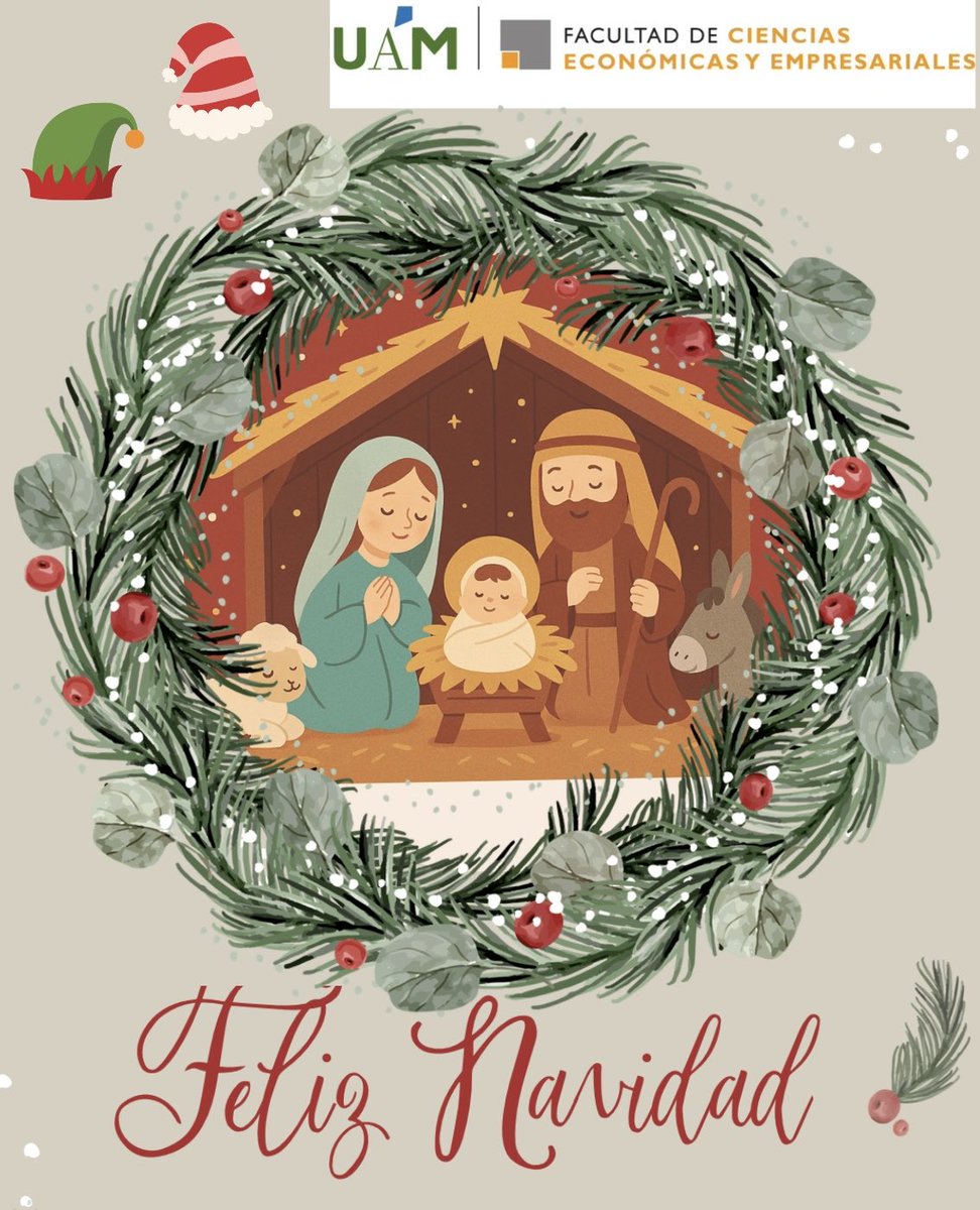 💫Felices fiestas a toda nuestra comunidad universitaria.

👏🏻🙂Gracias por un año de trabajo compartido, ilusión y compromiso.

🎄Que la Navidad nos regale descanso, inspiración y nuevos motivos para seguir creciendo juntos.