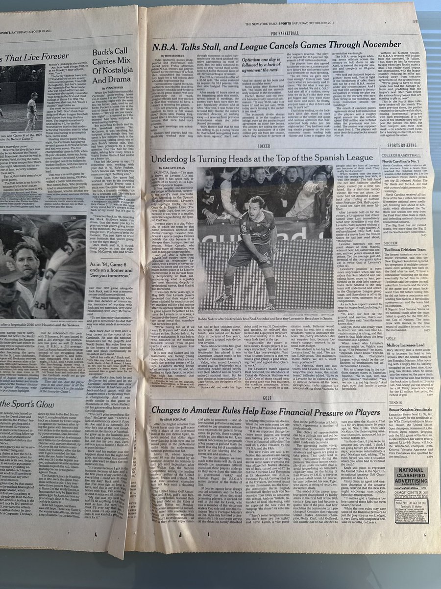 Y aquí la pag que nos dedicó el New York Times a raíz de ese partido!!
<a href="/LevanteUD/">Levante UD</a> 💙❤️