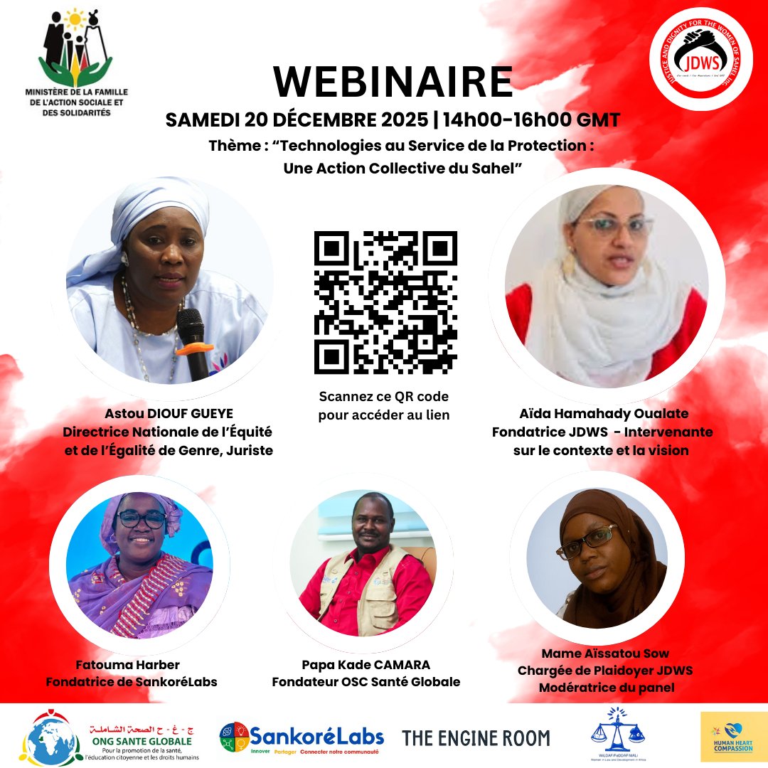 🔔 J-1 avant notre webinaire stratégique Sahel 2025 ! #Technologies au service de la #protection : une action collective du Sahel. À l’heure où les risques numériques se multiplient, la protection des #données et la sécurité en ligne deviennent des..linkedin.com/feed/update/ur…