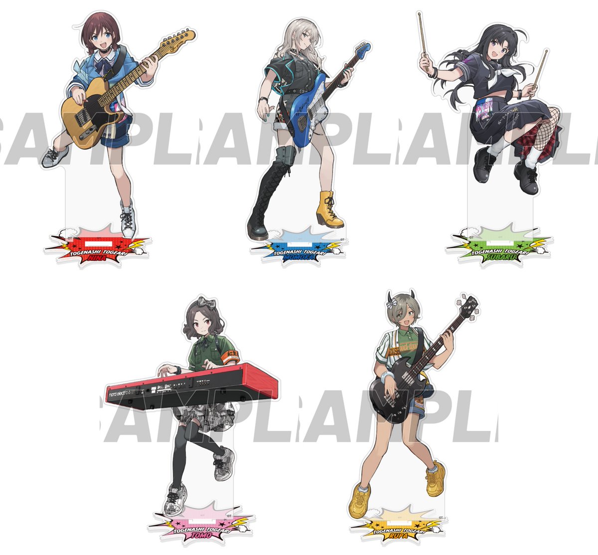 アニメイトオンラインにて予約開始 ガールズバンドクライ 描き下ろし