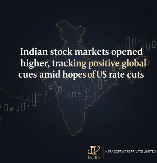 inera_software's tweet photo. X (Twitter) post
๐ Indian equities open higher! Nifty 50 & Sensex up on global positivity + US rate cut expectations. Banking & IT shine amid risk-on mood.
#Nifty #Sensex #StockMarketIndia #FedRateCut #InEraSoftware
Explore more about us: https://t.co/nILfVXvS0x https://t.co/6XQhiPBet3