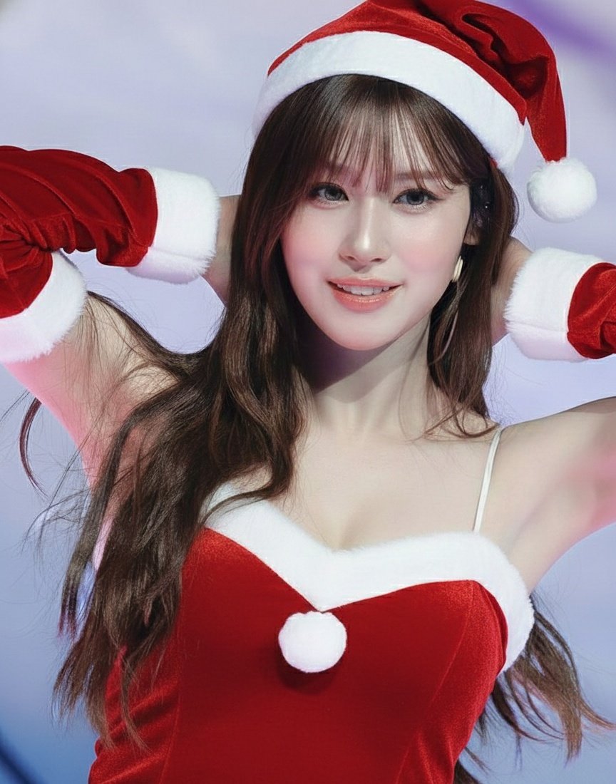 TWICE サナ クリスマス Sana as Christmas tree for The Best Thing I Ever Did performance