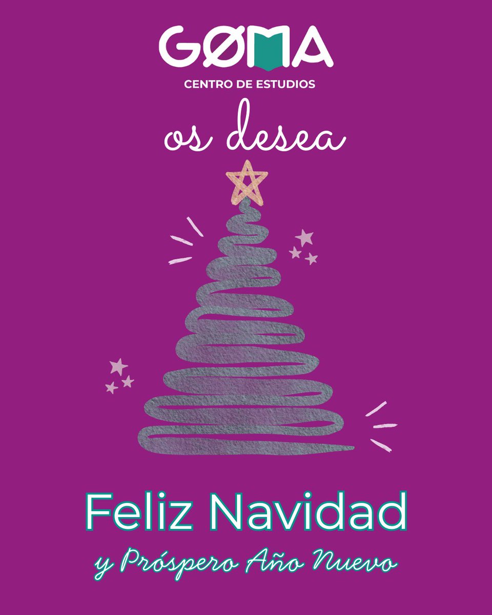 🎄 ¡#FelizNavidad y próspero 2025 desde Academia GOMA! 🎄
Gracias por vuestro esfuerzo, confianza y dedicación este año.
Que estas fiestas os llenen de paz, alegría y descanso… 
¡Seguimos juntos en el camino del aprendizaje! 📚

#GOMA #Educación #Oposiciones #Idiomas #Talavera