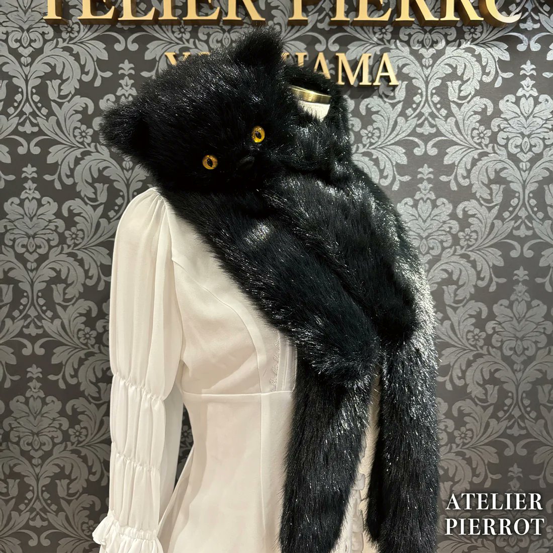 🐾ATELIER PIERROT🐾 おすすめアイテム Neige Neko Muffler ¥12,870