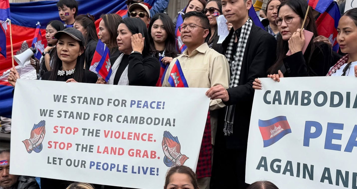 cambodiadaily's tweet photo. អ្នក​ឃ្លាំមើល​ថា​ប្រជាជន​ដែល​មិន​ខ្វល់ខ្វាយ​ពី​ការ​បាត់បង់​ទឹកដី គឺ​ជា​ប្រជាជន​ខ្វះ​ទំនួល​ខុសត្រូវ​ចំពោះ​ជាតិ​និង​អនាគត​ខ្លួន https://t.co/0twXnkc27X https://t.co/Z9VK8QO1oh