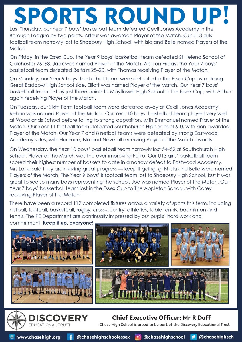 Chase High School tweet media