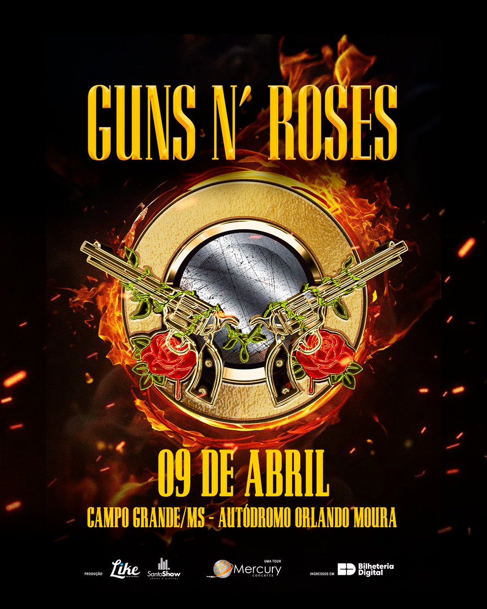 gunsnroses's tweet image. Announcing our debut in Campo Grande, Brazil in 2026! Sign up for the Nightrain for the first shot at tickets.
gunsnroses.com/subscribe

Nightrain presale - December 21 @ 8am local time
Presale - December 22 @ 8am local time
General sale - December 22 @ 10am local time
