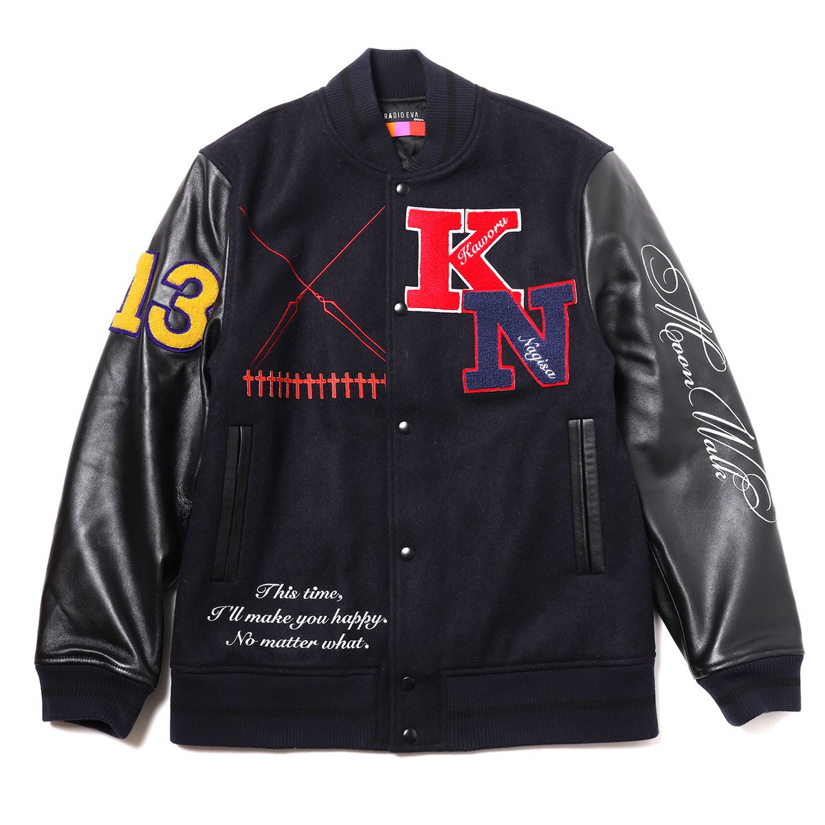 ジャケット・アウター RADIO EVA EVANGELION BASEBALL JACKET エヴァンゲリオン公式アパレルブランド【RADIO EVA Online Store】