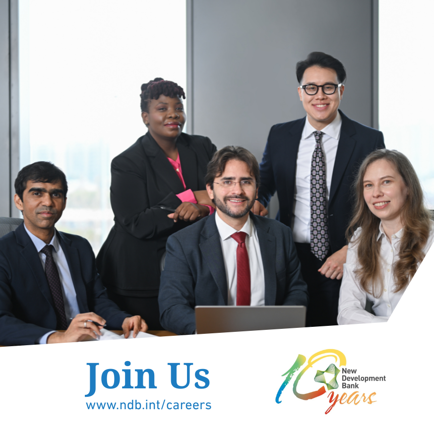 NDB_int's tweet image. #WorkWithUs

We invite qualified professionals from our member countries to explore and apply for opportunities at NDB.

🔸 Director General, Environmental, Social and Governance
🔸 Intern (multiple positions)

🔗 Visit our careers page for details: ww.ndb.int/careers
