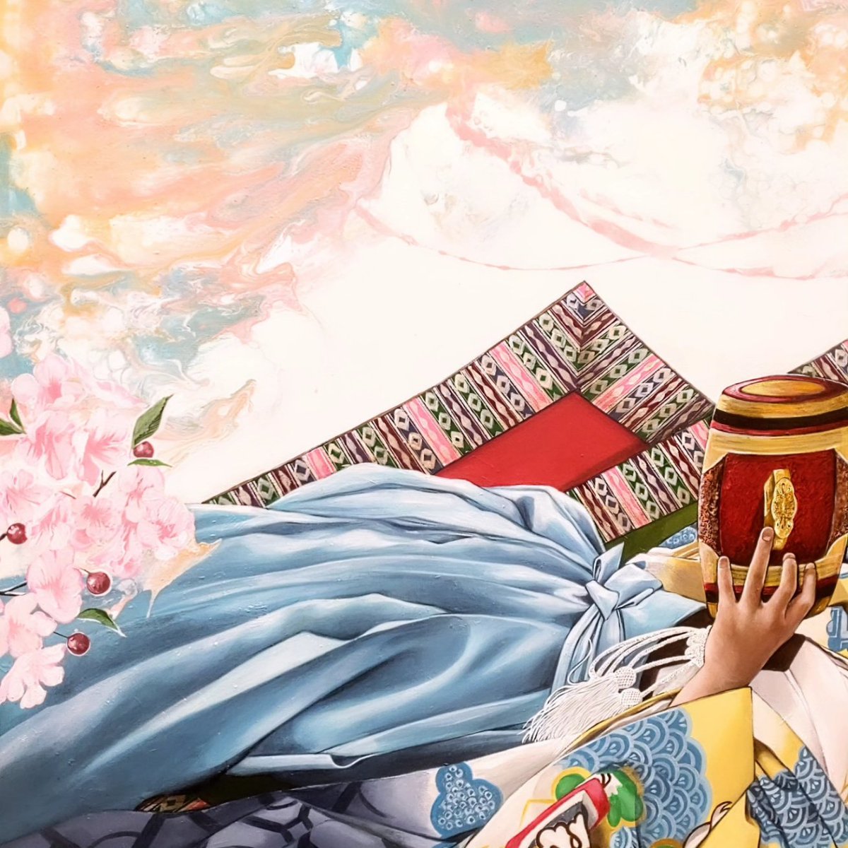 伸びた伸びないは置いといて2025年自身が思う力作 間違いなく この油絵