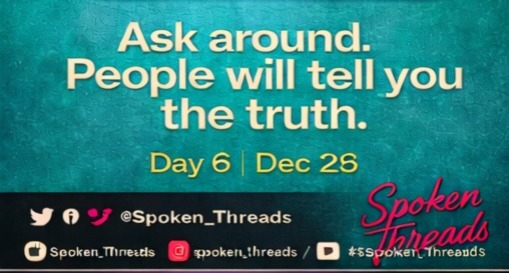 Spoken_Threads's tweet image. Day 6 – Dec 23
Ask around. People will tell you the truth.
Community knowledge matters. Ask around — especially before you commit.
#SpokenThreads #RealTalk #CommunityWisdom Instagram: instagram.com/spoken.threads/
TikTok: tiktok.com/@spoken.threads
YouTube: youtube.com/@spokenthreads3