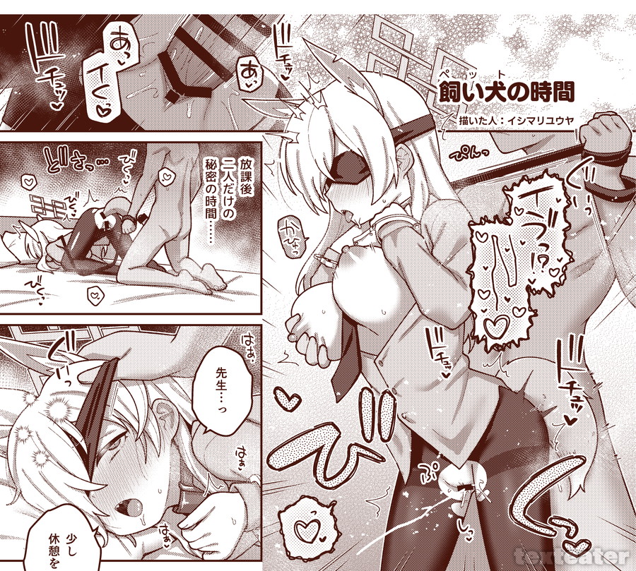 ブルアカ拘束合同にカンナとラブラブ首輪ックスする漫画2p寄稿しています!
カンナのエッチな鳴き声いっぱい聞きたい💕🐶💕
https://t.co/zfsTKVyYJ2 