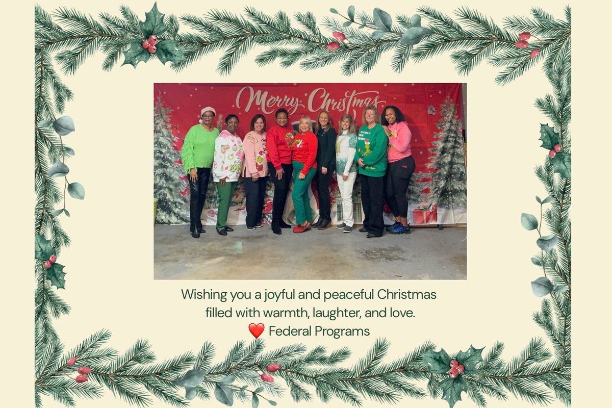 Federal Programs would like to wish you a Merry Christmas and a Happy New Year!