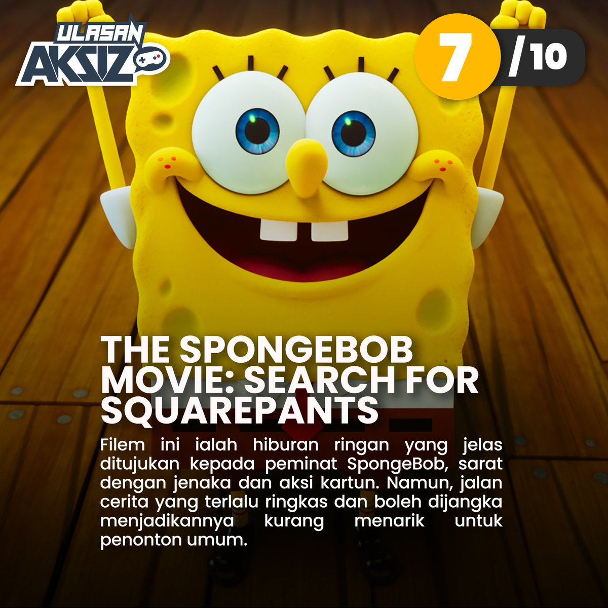 Ulasan The SpongeBob Movie: Search for SquarePants aksiz.com/2025104585/