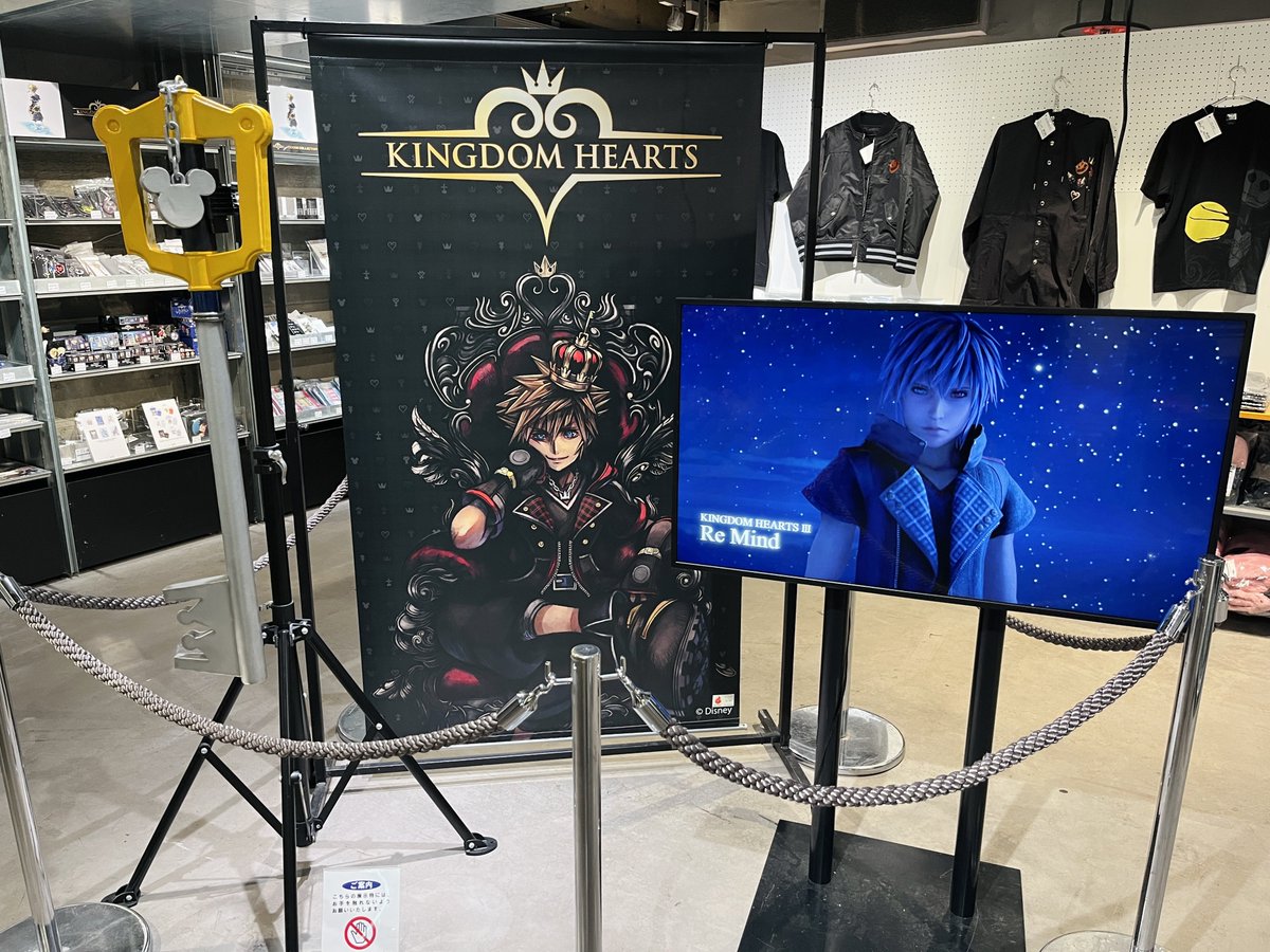Kingdom Hearts pop up shop in Shibuya!